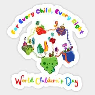 For Every Childern, Every right Sticker